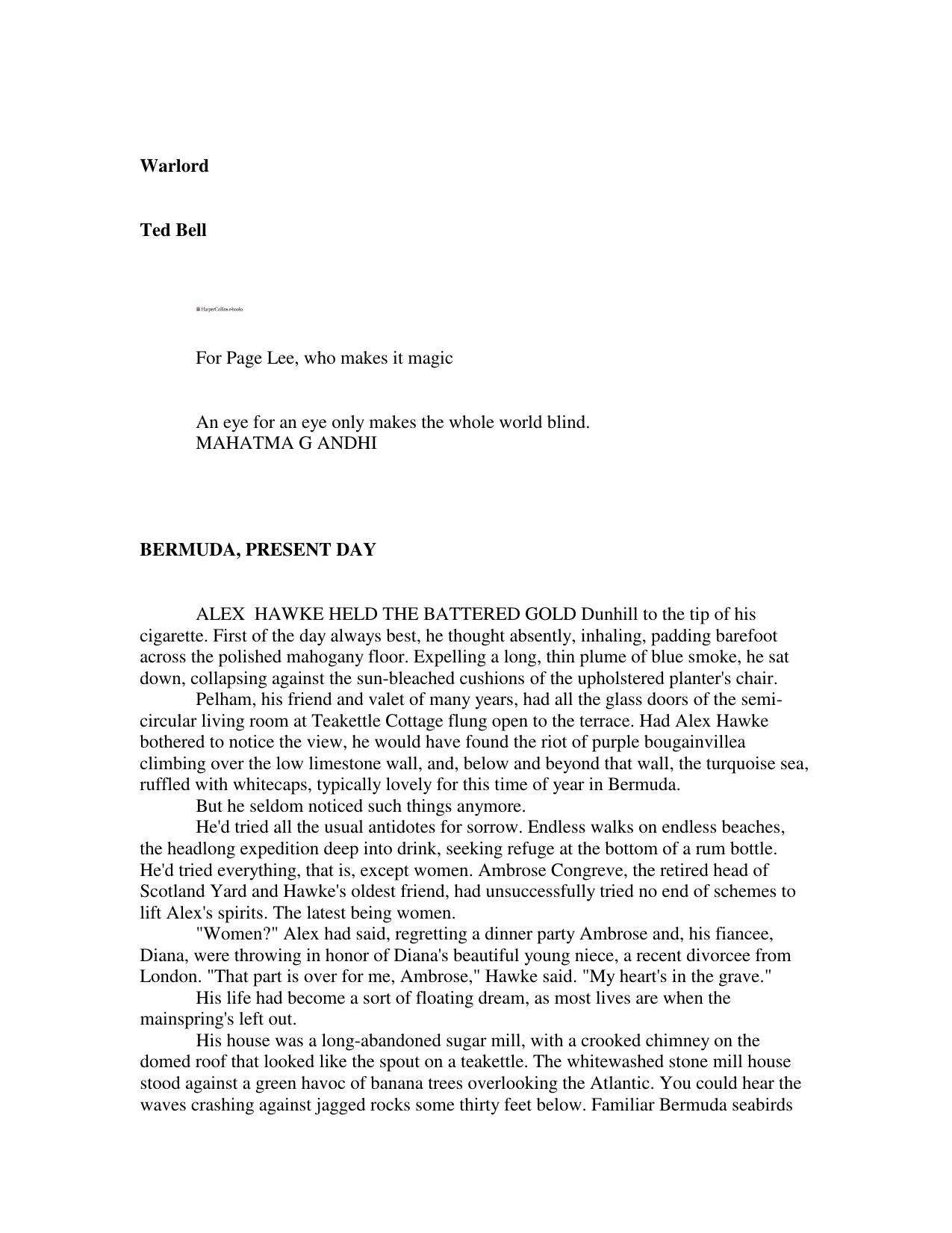 Warlord an alex hawke novel by ted bell free ebooks download